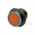 Deutsch Circular Connector, 23 Contact(S), Glass Filled Polyamide66, Male, Receptacle HDP24-24-23PE